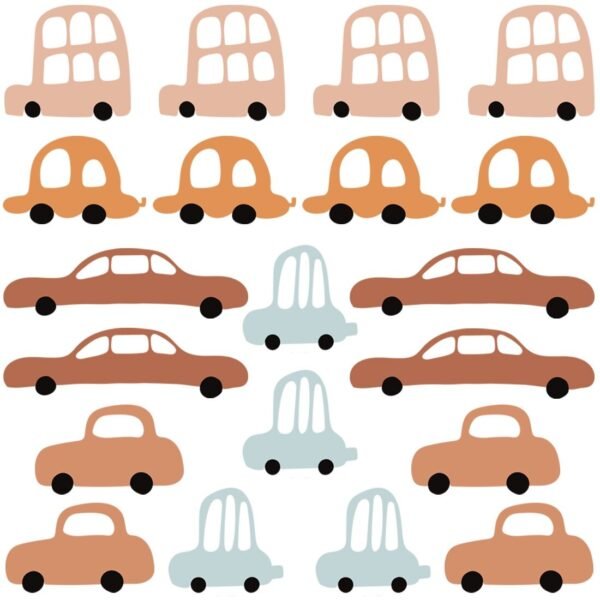 Pastelowe Love lipdukai sienoms mašinytės boho II